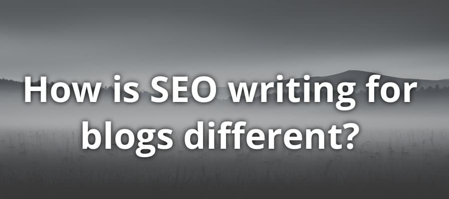 SEO Writing for Blogs